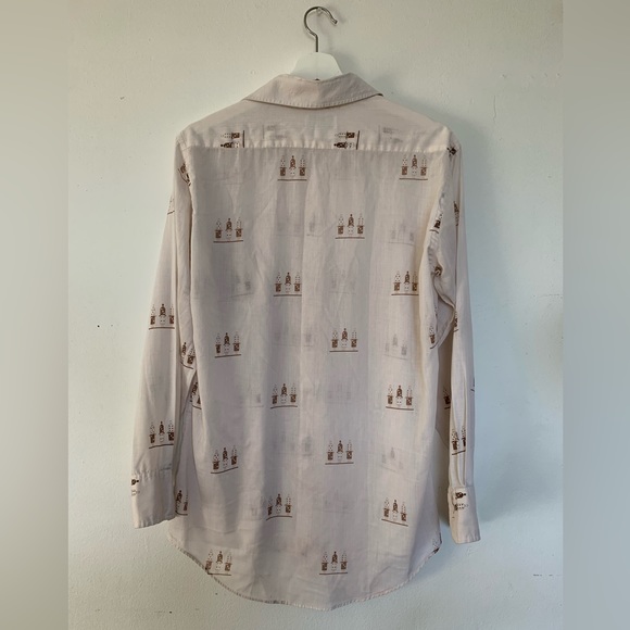 1970’s Men’s Shirt with Domino Pattern - Picture 3 of 7